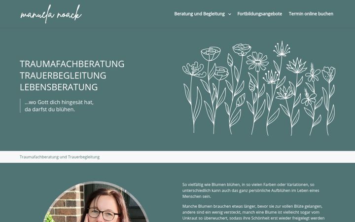 Screenshot of beratung-manuela-noack.de
