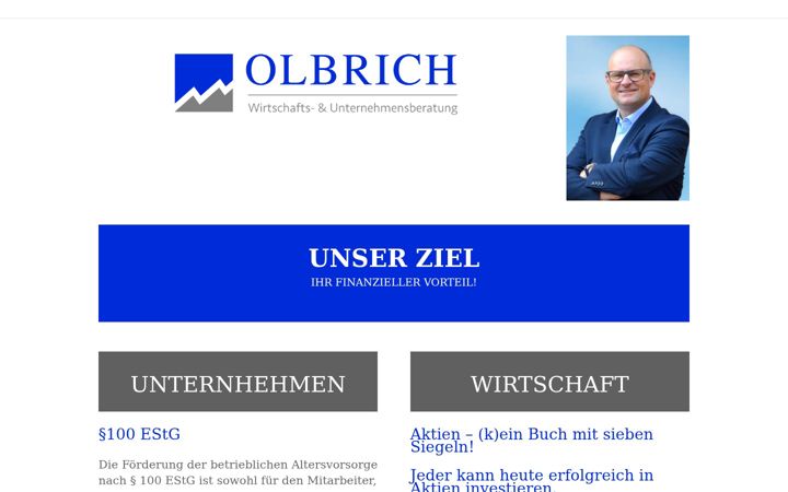 Screenshot of beratung-olbrich.de