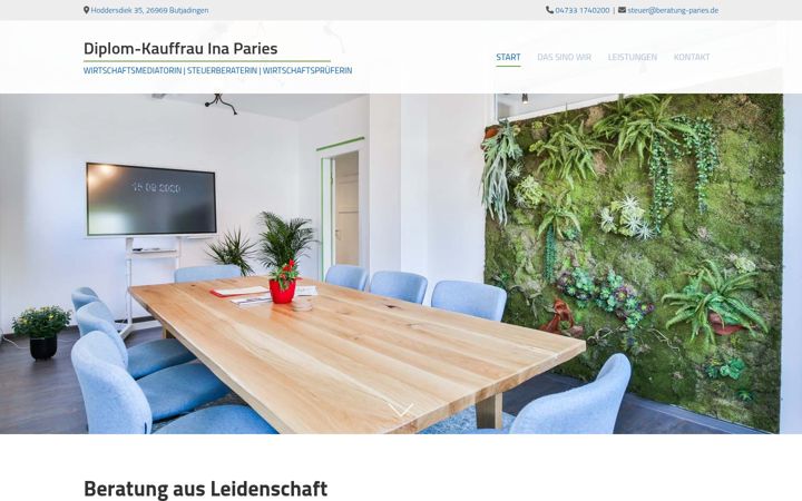 Screenshot of beratung-paries.de