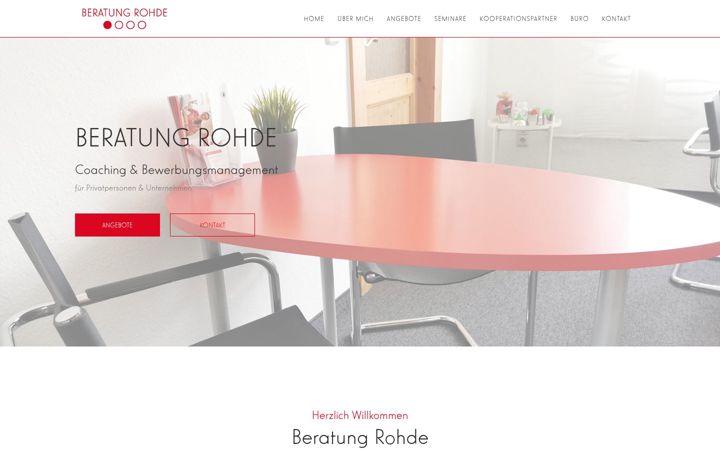 Captura de pantalla de beratung-rohde.de