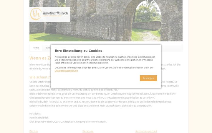 Screenshot of beratung-training.co.at