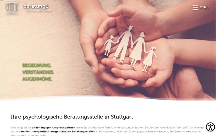 Screenshot of beratung1.de
