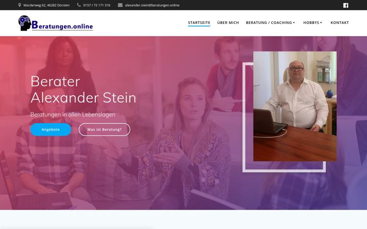 Screenshot of beratungen.online