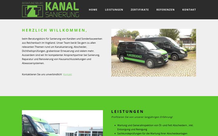 Zrzut ekranu beratungsbuero-kanalsanierung.de