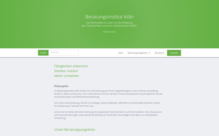 Screenshot of beratungsinstitut-koeln.de