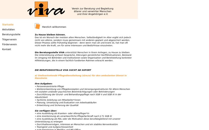 Screenshot ta' beratungsstelle-viva.de
