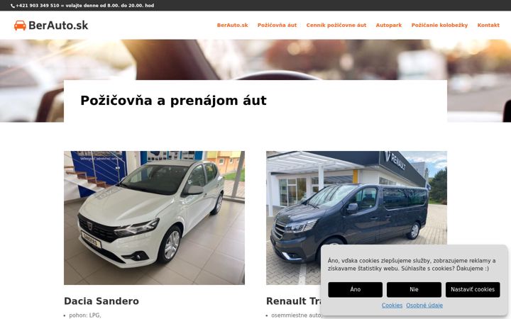 Screenshot of berauto.sk