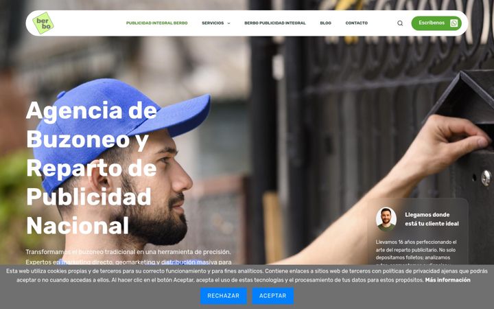 Screenshot of berbopublicidad.com