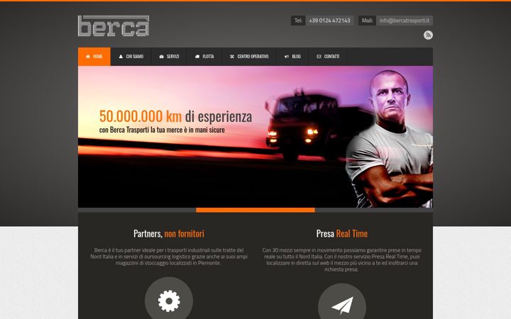 Screenshot of bercatrasporti.it