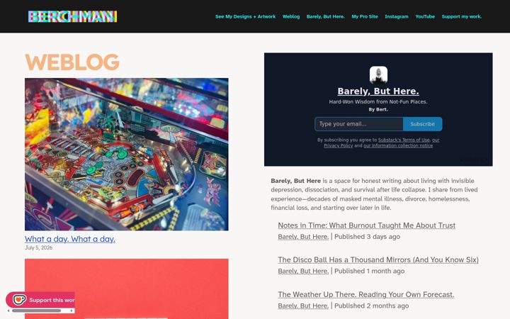 Screenshot of berchman.com
