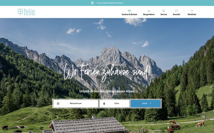 Captură de ecran a berchtesgaden-ferienwohnungen.de