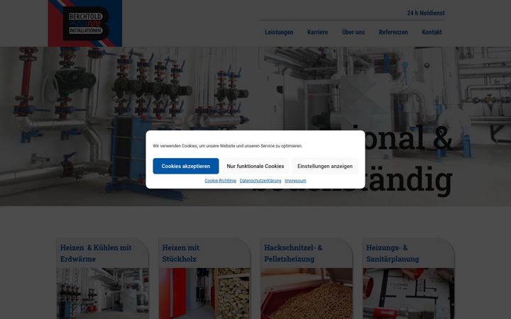 Screenshot of berchtold.gmbh