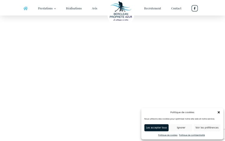 Screenshot von berclean-proprete-azur.fr