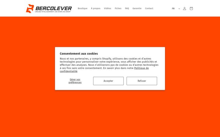 Screenshot of bercolever.com