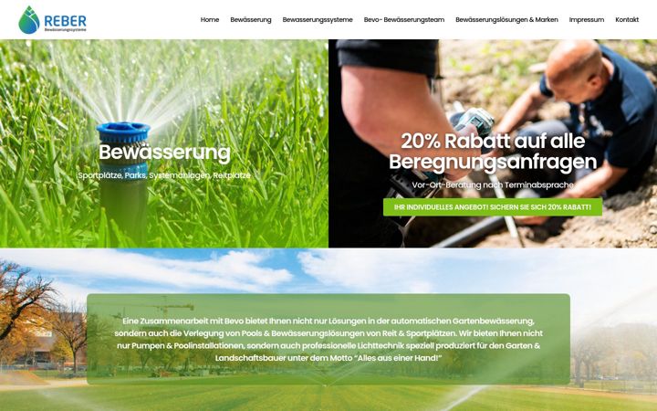 Screenshot of beregnungssysteme.com
