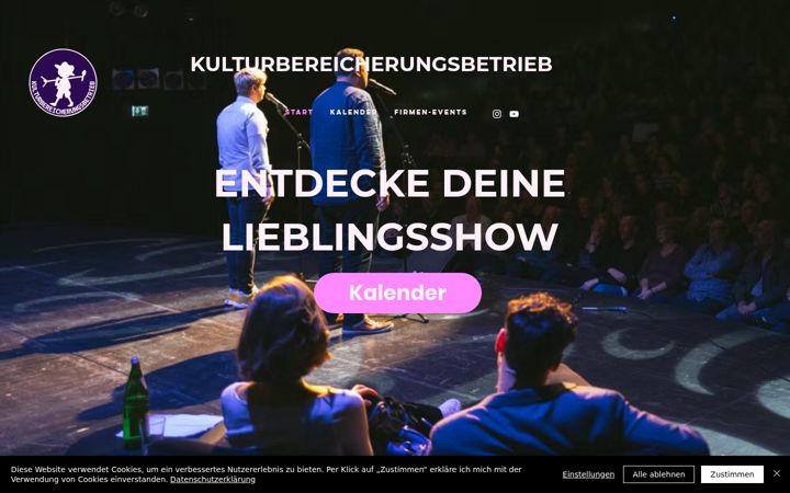 Screenshot of bereicherungsbetrieb.de