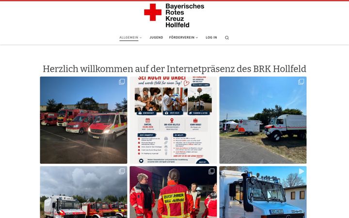 Screenshot of bereitschaft-hollfeld.de