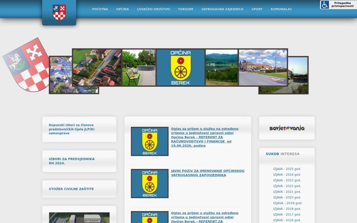 Screenshot of berek.hr