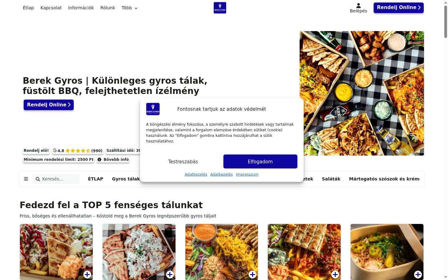 Ekrānuzņēmums ar piekrišanas baneri, kas tika rādīts pirms jebkādas mijiedarbības