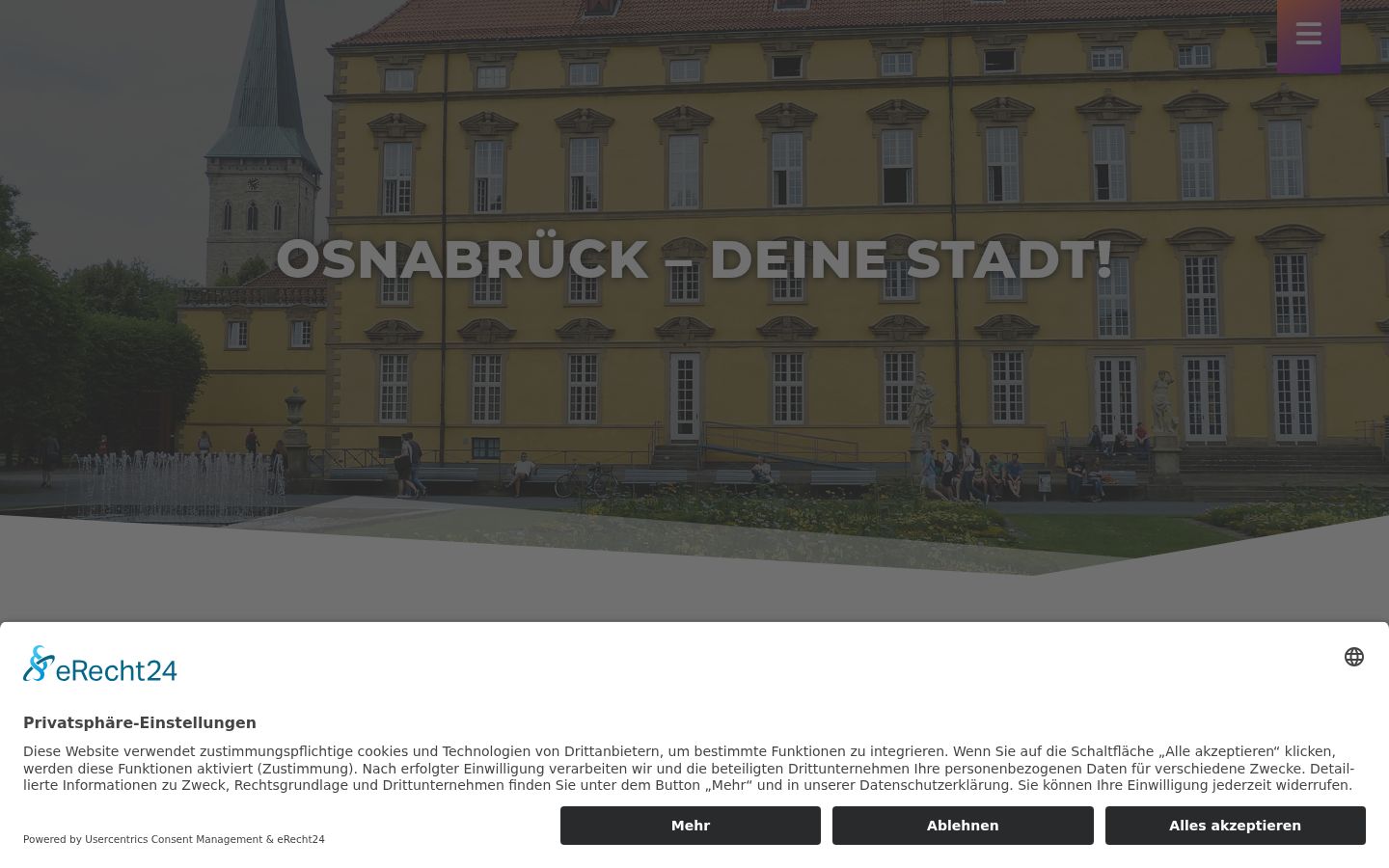 Snímek obrazovky baneru souhlasu zobrazeného před jakoukoli interakcí
