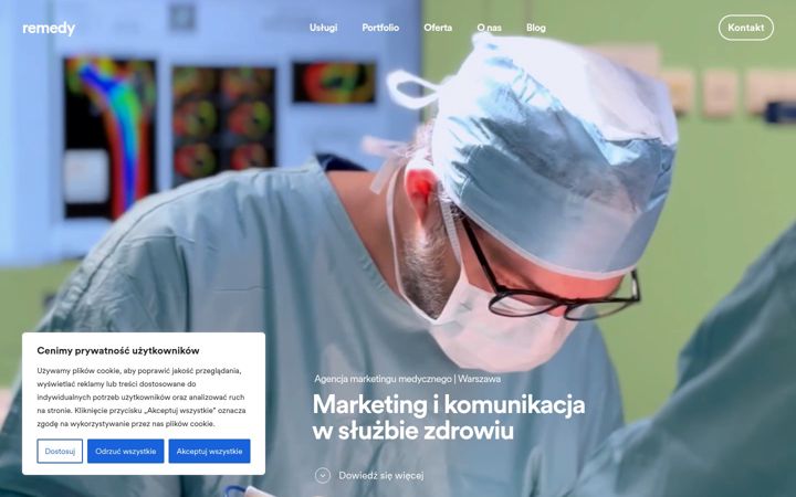 Screenshot of beremedy.pl