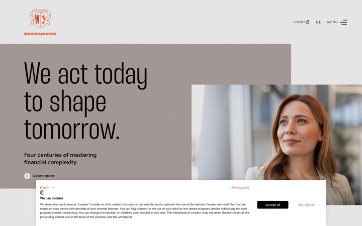 Screenshot of berenberg.com