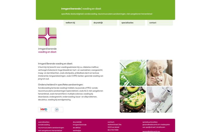 Screenshot of berendevoedingendieet.nl