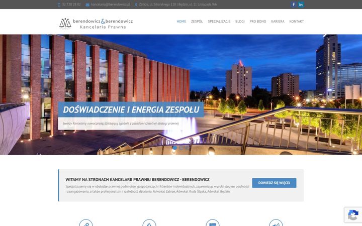 Screenshot of berendowicz.pl