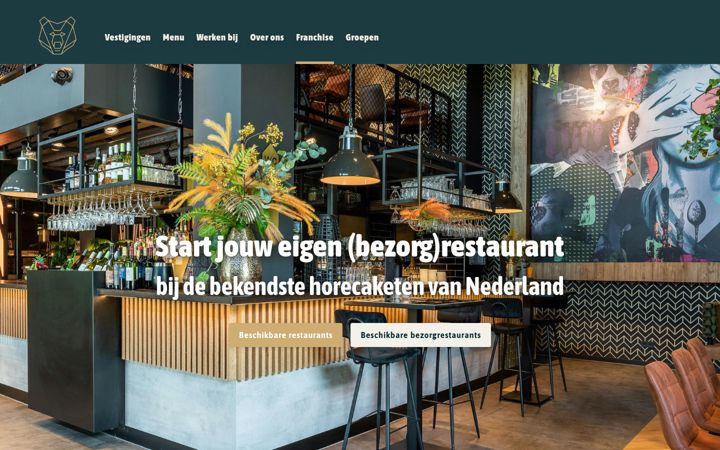 Screenshot of berenfranchise.nl