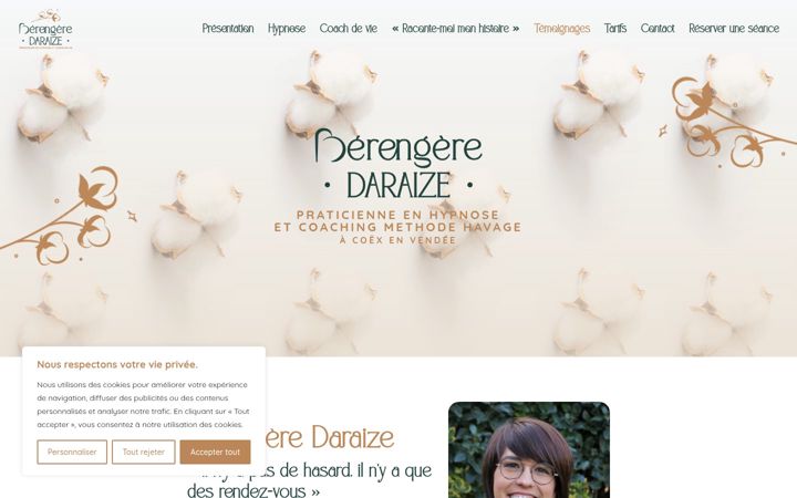 Screenshot ta' berengere-daraize.fr