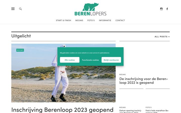 Screenshot of berenlopers.nl