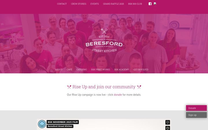 Screenshot of beresfordstreetkitchen.je