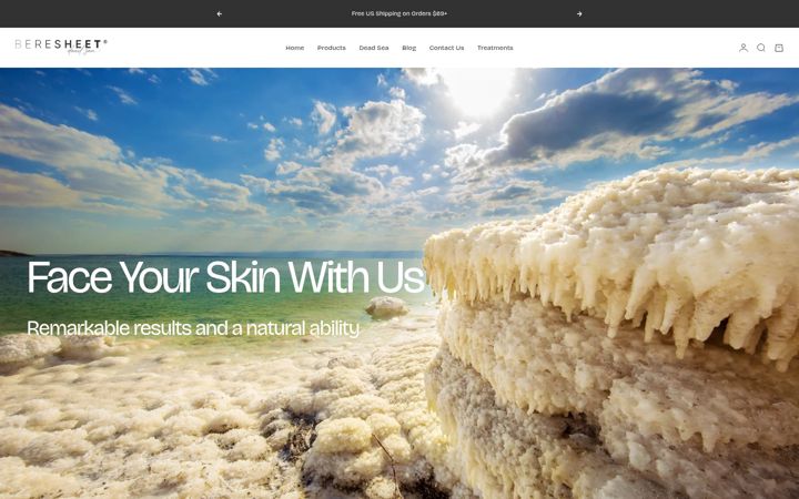 Screenshot of beresheetdeadsea.com