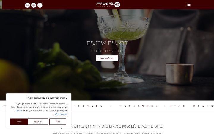 Screenshot of bereshitb.com