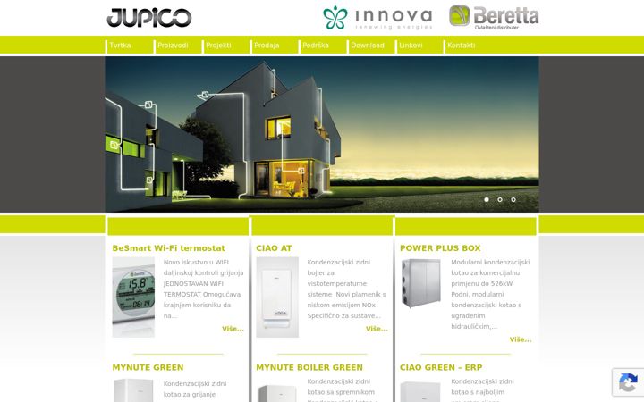 Screenshot di beretta.com.hr