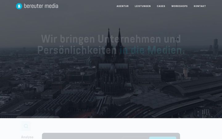 Screenshot of bereutermedia.de