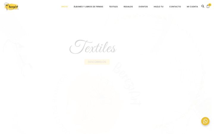 Screenshot of bereziart.com
