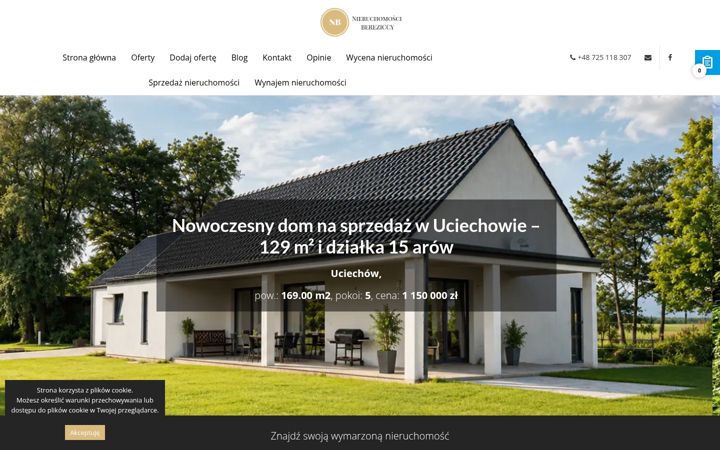 Screenshot of bereziccy.pl