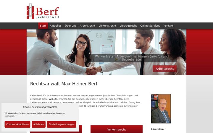 Captura de pantalla de berf-ra.de