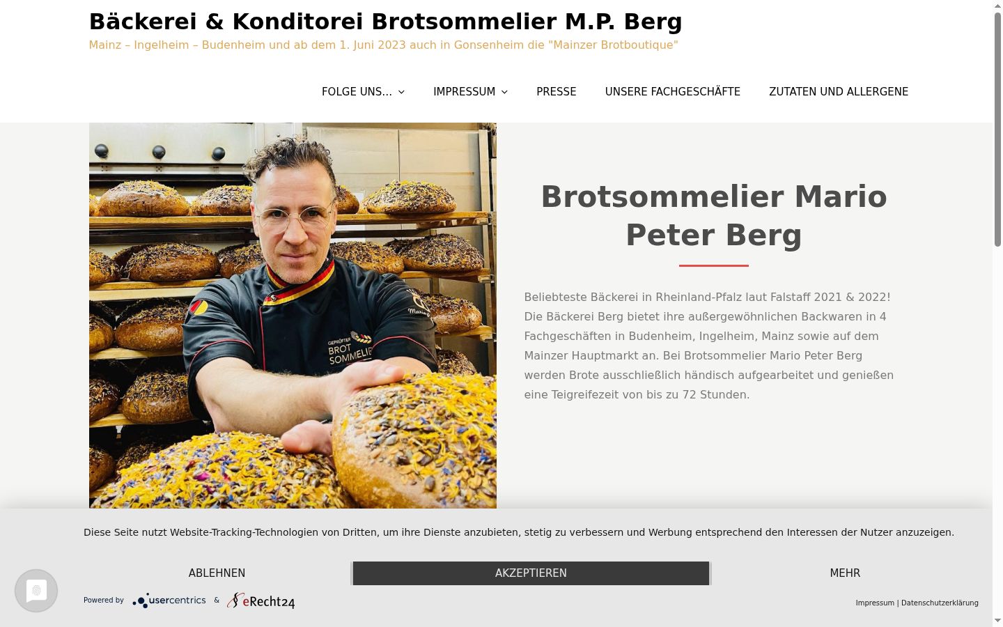 Screenshot tal-banner tal-kunsens muri qabel kwalunkwe interazzjoni