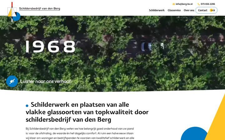 Screenshot of berg-bv.nl