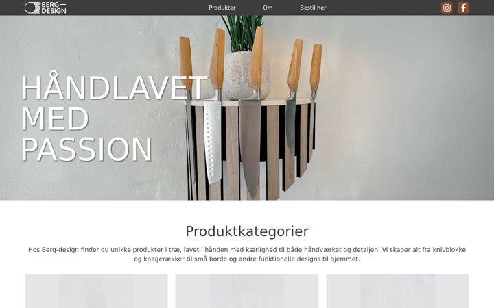 Screenshot of berg-design.dk