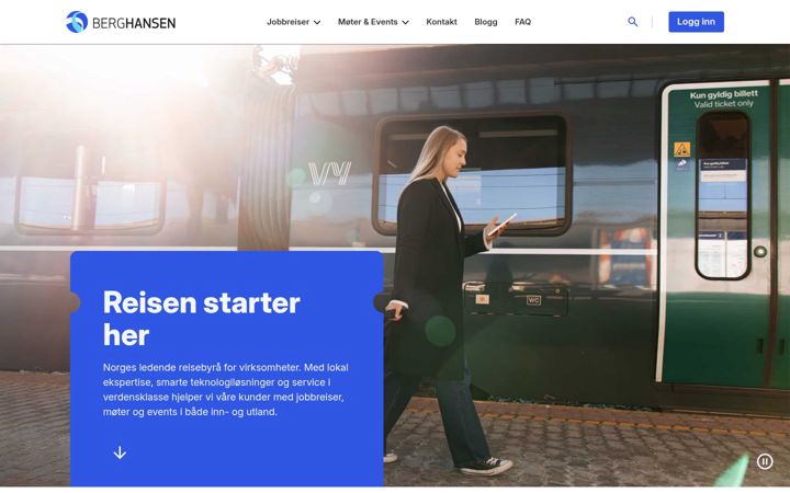 Screenshot of berg-hansen.no