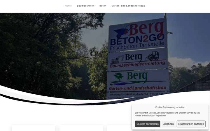 Captura de pantalla de berg-morbach.de