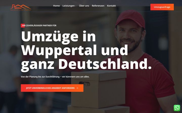 Captura de pantalla de berg-umzug.de