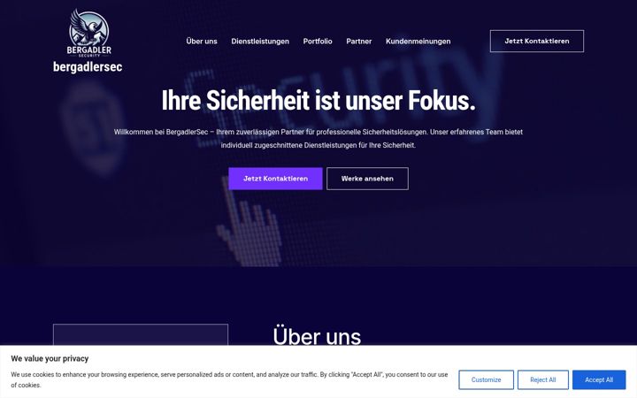 Screenshot of bergadlersec.de