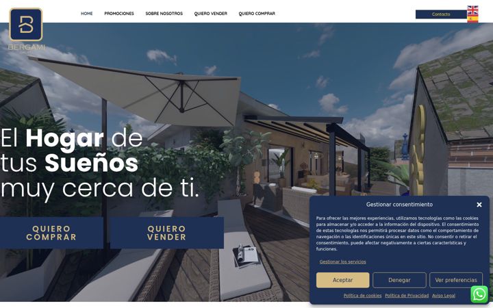 Screenshot of bergamigrupo.com