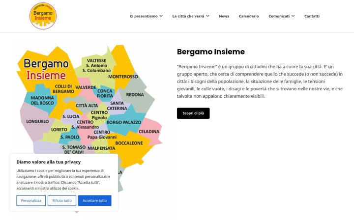 Screenshot of bergamoinsieme.it
