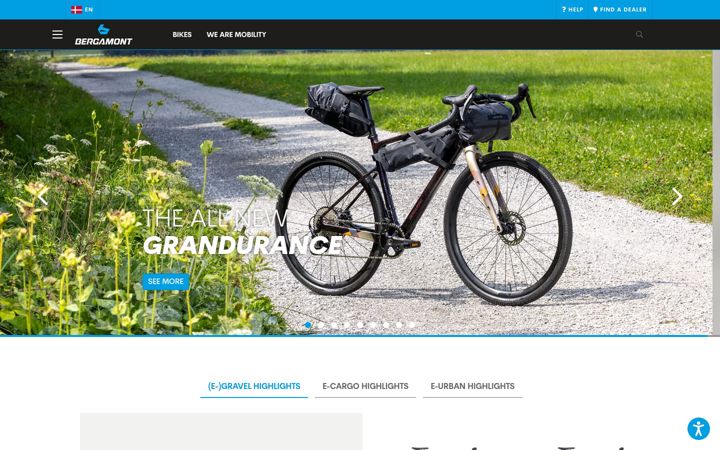 Screenshot di bergamont.com