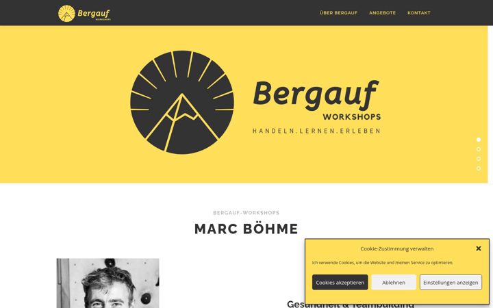 Screenshot of bergauf-ws.de